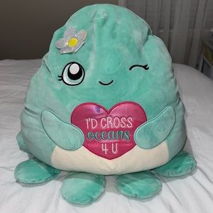 Squishmallow Olina the Octopus "I'D CROSS OCEANS 4 U” ❤️